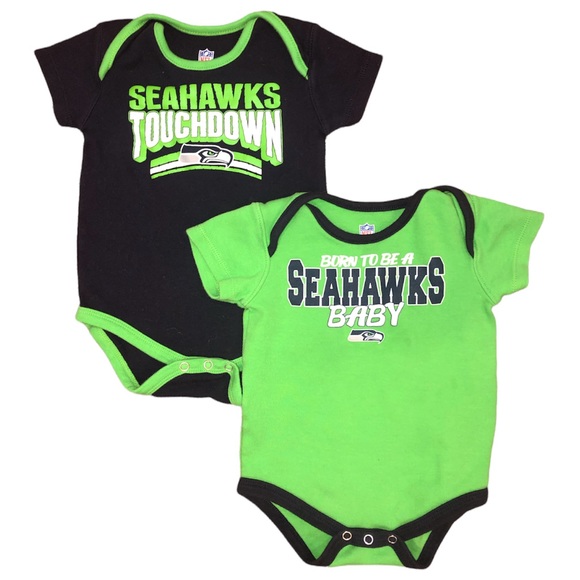NFL Other - 2 SET of NFL Seahawks Football Baby Onesie 12 Months